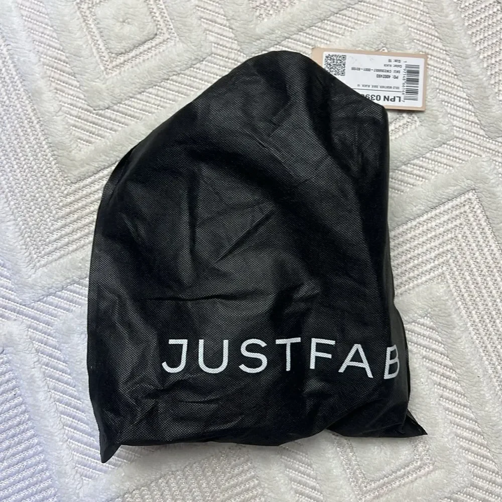 JUST FAB - DIXIE RAIN BOOT in Black